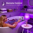 thumbnail image 2 of Cordless Shower Lamp Waterproof, Rechargeable Bathroom Lamp with 16 Color Changeable, Dimmable Table Lamp with Remote Control, LED Night Light for Inside Shower, Outdoor, Bedroom, Restaurant, Camping, 2 of 9