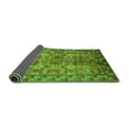 thumbnail image 2 of Ahgly Company Indoor Square Oriental Green Industrial Area Rugs, 4' Square, 2 of 4
