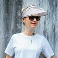 thumbnail image 2 of Harliver Fan Hat Outdoor Fan, Sun Visors Hat with Fan, 3 Speeds Sun Hat, USB Rechargeable Hat with Fan, Cooling Fan Hats for Women, Large Area Sun Protection for Hot Summer White, 2 of 8