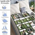 thumbnail image 3 of AISENIN Custom 20 Photos Blanket Personalized Throw Flannel Blankets for Dad Mom Couple Girlfriend Boyfriend Wife Husband Christmas, 3 of 5