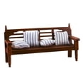 thumbnail image 1 of SHISUYAN 1 Set Mini House Bench Ornament Wooden Mini Bench Decoration Mini Furniture, 1 of 9