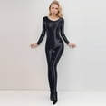 thumbnail image 4 of UFOUND High Stretch Unisex Zentai Suit Full Body Shiny Smooth Transparent Bodysuit For Comfort And Style, 4 of 5