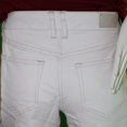 thumbnail image 4 of Lands End Women Size 2 Petite, Wide Leg Crop Jeans Pants, White, 4 of 8