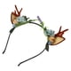 thumbnail image 4 of Diadema navideña con forma de cuernos, adorno floral para el cabello, tocado de fiesta para niñas (Patrón 1), 4 of 7