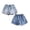 Blue 1PCS & Blue 1PCS, variant on XEGLSBU 2 Pack Girls Denim Shorts Summer High Waist Loose Fit Casual Stretch Comfortable Elastic Waistband Jeans for Toddler Size 4-5 Years