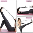 thumbnail image 5 of Leg Stretcher Strap | Yoga Straps for Stretching,Yoga Stretch Strap Gymnastics Stretching Band Improves Strength and Relief to Heel Spurs, Calf, Thigh, and Hip, 5 of 9