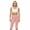 12541668146272680273, variant on Powder Blush Color Women's Brushed Suede Poly Span Casual Capri Leggings XS-2XL