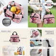 thumbnail image 4 of Jeiento 4 Piece 17 Inch Kids Backpack and Lunch Box Set, Cute Highland Cow School Backpack Set with Adjustable Padded Straps for Elementary Girls School Travel, 4 of 7