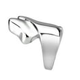 thumbnail image 4 of High polished (no plating) Stainless Steel Ring with NoStone in No Stone for Women Style TK3798 Size 10, 4 of 5