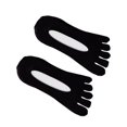 thumbnail image 4 of JUUNthy Womens Toe Socks, Comfort Breathable No Show Lightweight Non Slip Five Finger Socks Gray, 4 of 11
