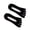 Black, variant on Women's Not Show Toe Socks Invisible Low Cut Liner Socks with Toes Separated for Athletic Running Five Finger Sock