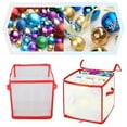 thumbnail image 1 of Langgg Étui de Rangement Transparent pour Ranger Guirlandes Lumineuses LED de Noël Décorations de Sapin de Noël, 1 of 6