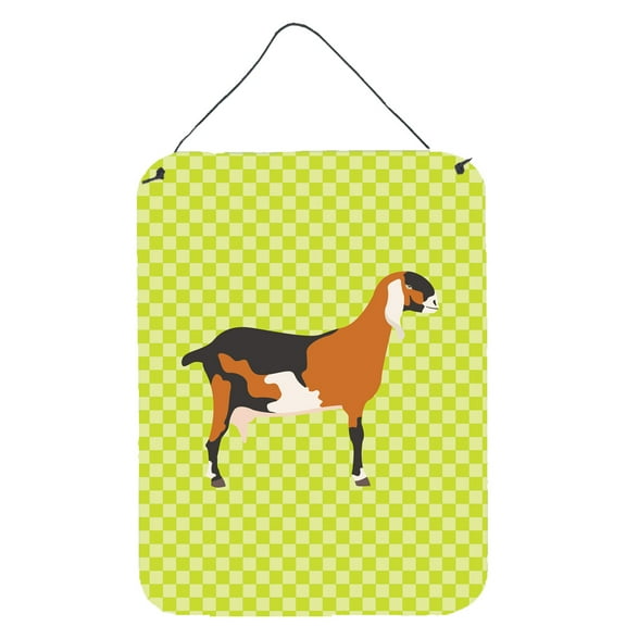 Anglo-nubian Nubian Goat Green Wall or Door Hanging Prints