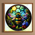 thumbnail image 2 of Pintura de diamante 5D DIY Juego de brocas redondas completas Insectos Vidrieras Arte para el hogar 4pcs JShteea El nuevo, 2 of 9