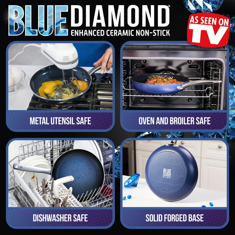 Non-Stick Cookware Review Blue Diamond vs. MSMK PRO - Poor Man's Gourmet  Kitchen