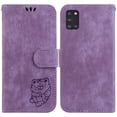 thumbnail image 2 of Compatible avec Samsung Galaxy A31 Étui Portefeuille à Rabat Mignon en Relief Tiger avec Porte-Cartes, 2 of 5