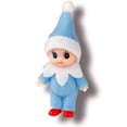 thumbnail image 1 of LitoMagic Christmas Baby Elf Doll in Blue Jumpsuit, 1 of 5