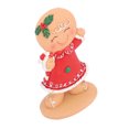 thumbnail image 1 of Gingerbread Kids Tabletop Christmas Statue Figures Cute Christmas Decor for Store Bar, Resin Material, Holiday Gift, 1 of 7
