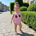 thumbnail image 2 of dmqupv Newborn Fourth of July Outfit Boy Baby Outfit Boy Girl My First Fourth of July Bubble Romper Oversized Toddler USA Clothes Red,0-3 Months, 2 of 8