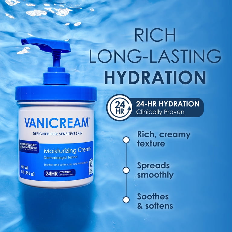 Vanicream Moisturizing Skin Cream, 16 oz, Fragrance-Free - Walmart.com