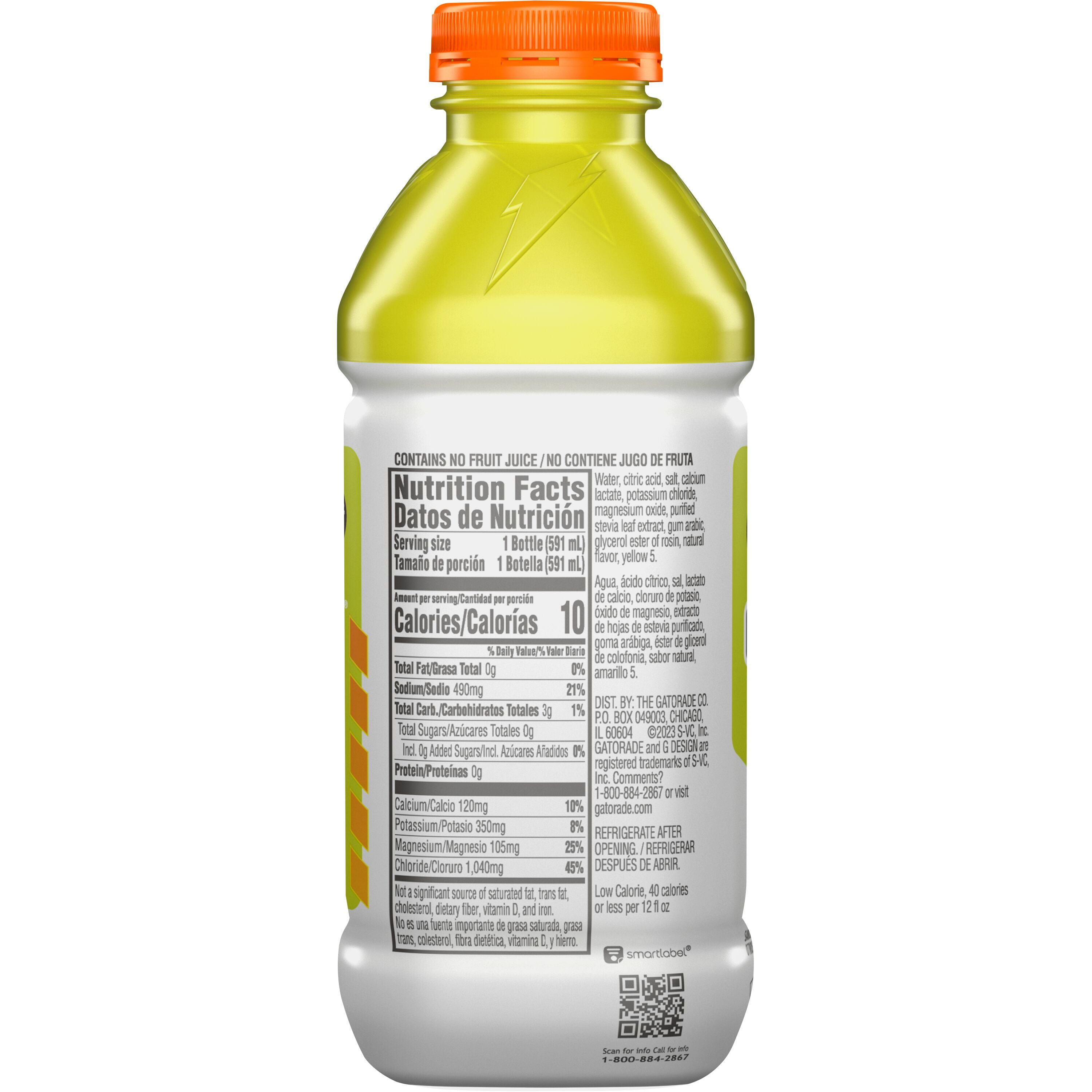 (12 pack) Gatorade Gatorlyte Zero Sugar, Lemon Lime Electrolyte Sports Drink, 20 fl oz Bottle