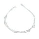 thumbnail image 1 of Pulsera de plata Stars S925, elegante pulsera de eslabones de forma redonda ajustable para citas en la vida diaria, 1 of 5