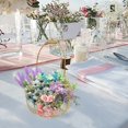 thumbnail image 4 of CNKOO Flower Girl Basket  Metal Wedding Basket with Handle  Iron Storage Baskets  Flower Petal Basket Rustic Flower Girl Basket for Petal Tossing Kitchen and Home Decor, 4 of 10