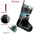 thumbnail image 5 of Harry Potter Tema: Calcetines de Navidad, fino lino blanco para colgar en escaleras y chimenea, decoración navideña para el hogar, regalo de Navidad. 45cm × 32cm, 5 of 5
