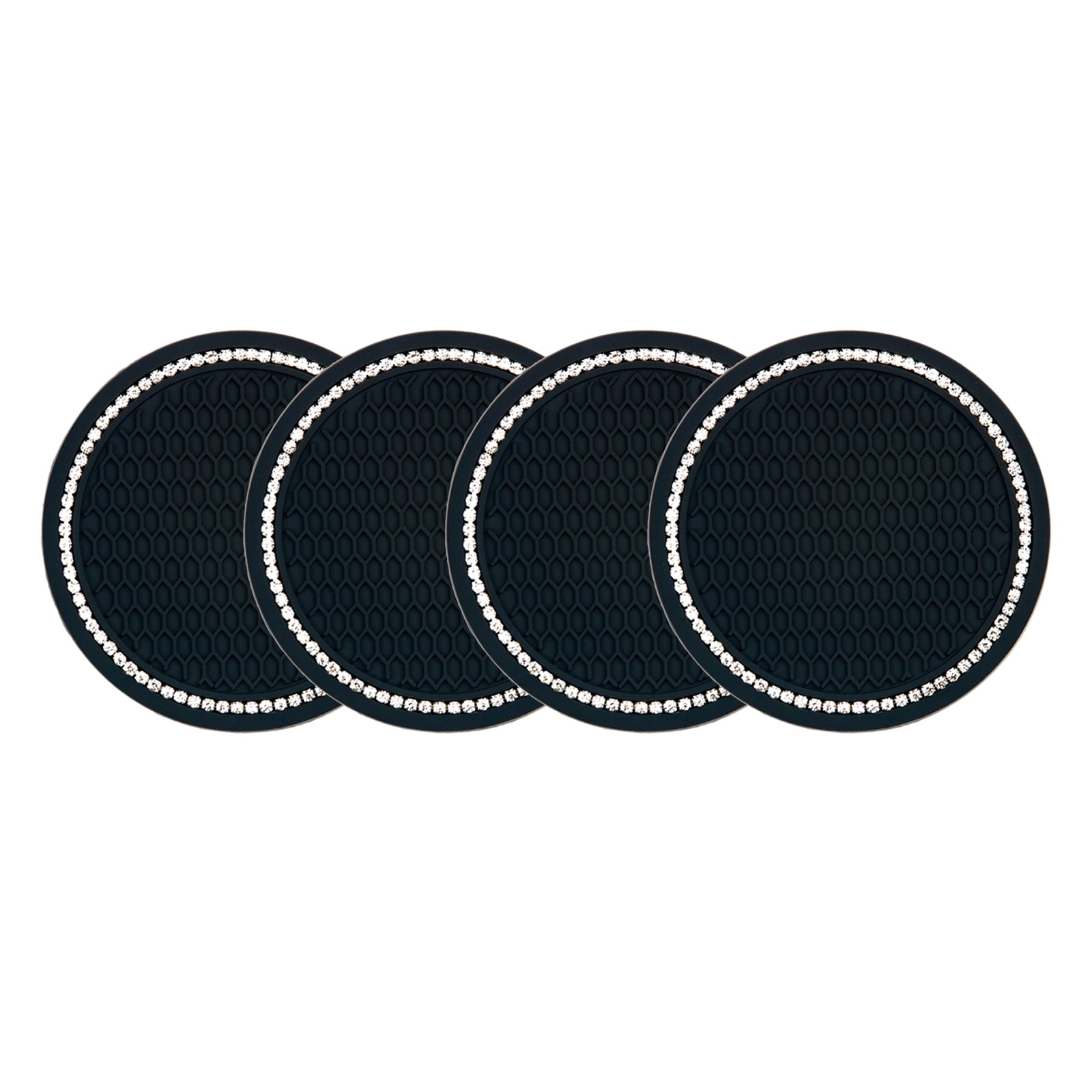 3 X 4 coasters square  DIAMOND stainless steel  