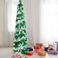 thumbnail image 4 of Árbol de Navidad, BTU, desplegable, 5 pies, con 90 luces LED, oropel, 4 of 7