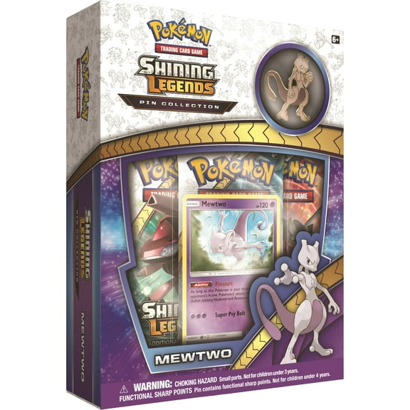 Pokemon Sun & Moon Shining Legends Mewtwo Pin Box