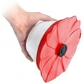thumbnail image 2 of Charles Viancin Silicone Lid, Poppy Pop, 11', Red, The perfect blend of fun and functional, our lids work effectively on a wide variety of sizes,.., By Brand Charles Viancin, 2 of 4