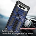 thumbnail image 3 of Cass Creations Case Compatible for Google Pixel 7, Military Grade Armor Case Hybrid Kickstand Phone Cover - Blue, 3 of 4