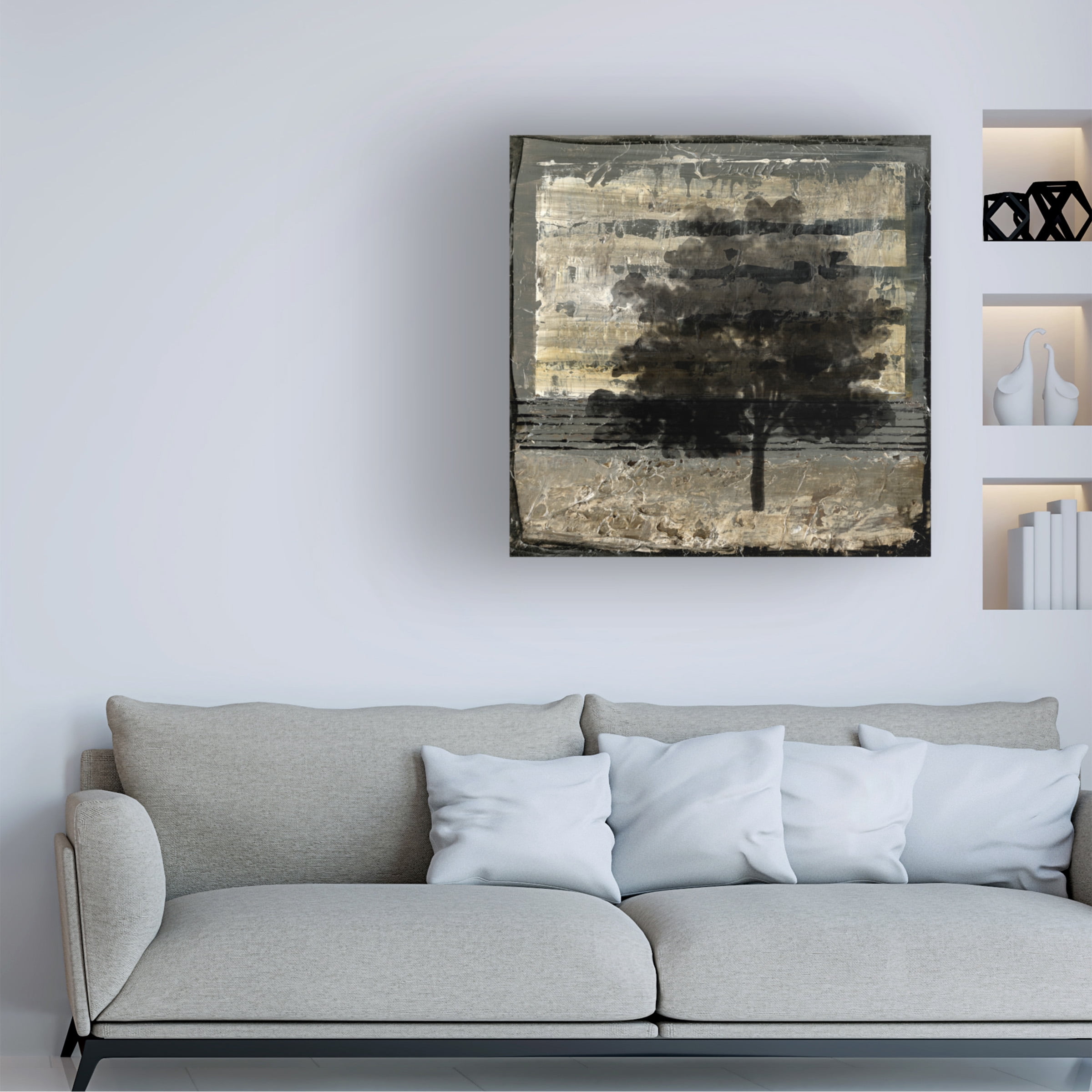 Stellar Design Studio 'Composition With Tree I' Canvas Art
