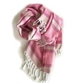 thumbnail image 2 of Shades of Pink Striped Design Turkish Beach Blanket, 2 of 3