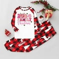 thumbnail image 6 of Zwiiyzr Family Christmas Pjs Matching Sets Holiday Jammies Matching Family Sets Christmas Casual Printed Top With Bottom Outfits Home Wear 2025 Red, 6 of 7