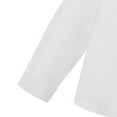 thumbnail image 6 of Bnwani Long Sleeve Toddler Shirts Plain Cotton White Lapel Casual Fashion Tops 7-8 Years, 6 of 6