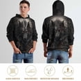 thumbnail image 6 of LAOLIUSN Men’s Wolf Pack 3D Graphic Hoodie, All-Over Print Pullover Sweatshirt, Sizes S–4XL, 6 of 7