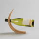thumbnail image 4 of Estante para vino tinto de equilibrio, soporte de exhibición de bambú para decoración de vino Village Club, estante para botellas de vino, B, 4 of 7