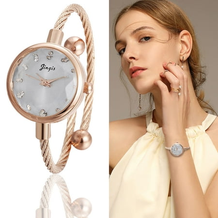 WQQZJJ Jewelry For Women Christmas Sale Deals Women Watch Exquisite Fashion Bracelet Watch Ladies Bracelet Quartz Watch on Clearance