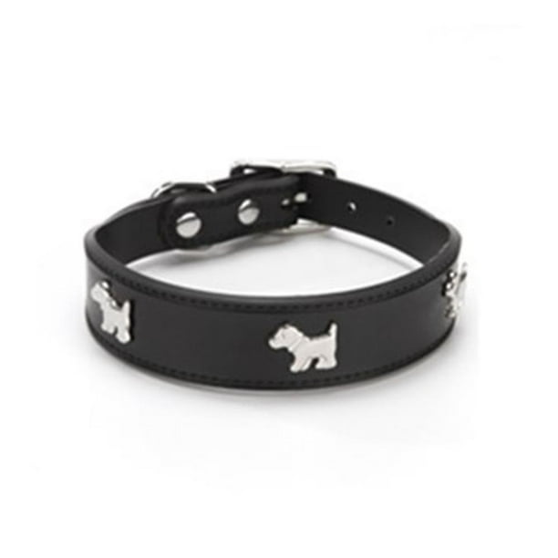 Collar para perro con soporte de cuero premium: brinda protección para perros aventureros