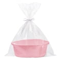 thumbnail image 1 of Nvzi Cesta de regalo decorativa vacía, cesta de almacenamiento rosa para textiles del hogar, 1 pieza, 1 of 5