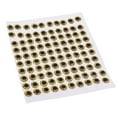 thumbnail image 1 of 100 ojos de pez 3D dorados, ojos de señuelo holográficos para hacer tú mismo, plantillas para atar moscas, manualidades para muñecas 9mm, 1 of 9