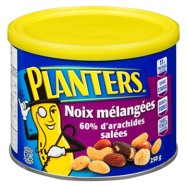 Planters Salted 60% Peanuts Mixed Nuts, 250 g 