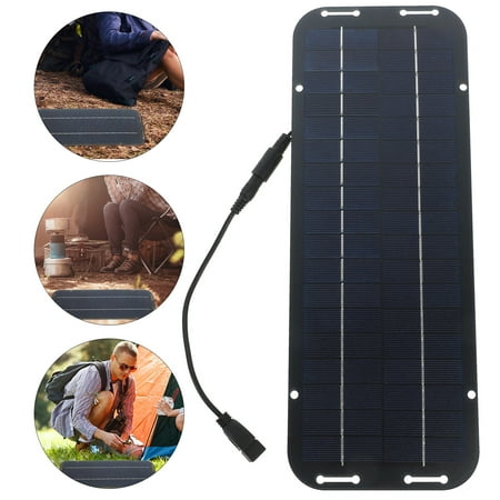 

Solar Car Battery Trickle Charger & Maintainer 12V Solar Panel Power Kit Portable Backup for Car Automotive RV Marine Boat Motorcycle Truck