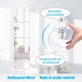 thumbnail image 2 of Full Body Mirror Tiles, 11.8'' x 11.8'' Acrylic Mirrors for Wall, 4 PCS Wall Mirror Full Length, Peel and Stick Mirrors for Wall, Gym Mirrors for Home Gym, Bedroom, Living Room, 2 of 5