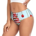 thumbnail image 2 of Balery Funny Christmas Gnome Ropa Interior de Algodón para Mujer con Dibujo – Braguitas Cómodas y Elásticas, Estilo Clásico-Medium, 2 of 6