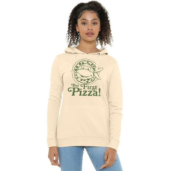 Teenage Mutant Ninja Turtles TMNT But First Pizza Women's Hoodie
