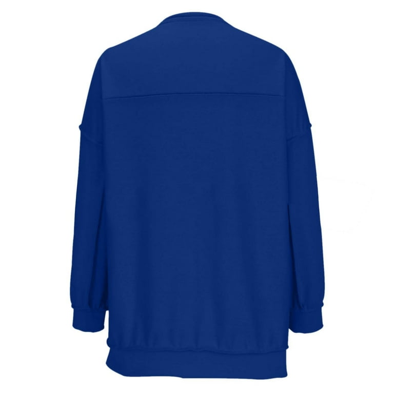 Tシャツ・カットソー HUECLOSET Button Henley Sweatshirt SE455 Huesdet Womens Sweatshirt Casual Textured Long Sleeve Henley