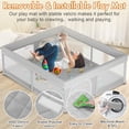 thumbnail image 3 of Playpen Omzer Baby con alfombrilla, 180 x 150 cm, seguridad, patio de juegos para interiores, 3 of 6